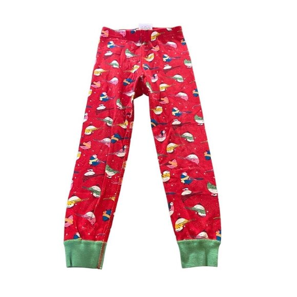 Hanna Andersson Organic Holiday Bird Pajama Set Size 110 - Picture 3 of 3